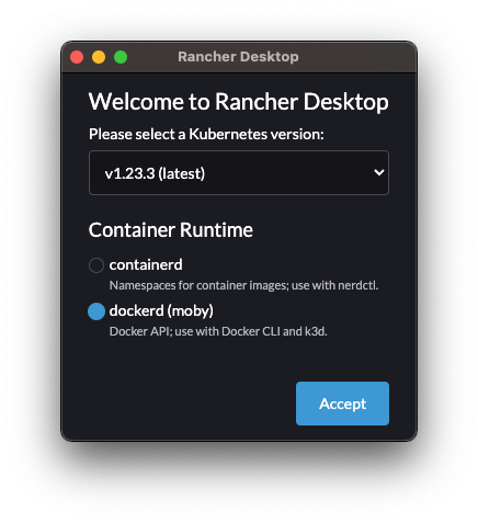 Docker Desktop alternatives on macOS: podman, nerdctl, Rancher Desktop