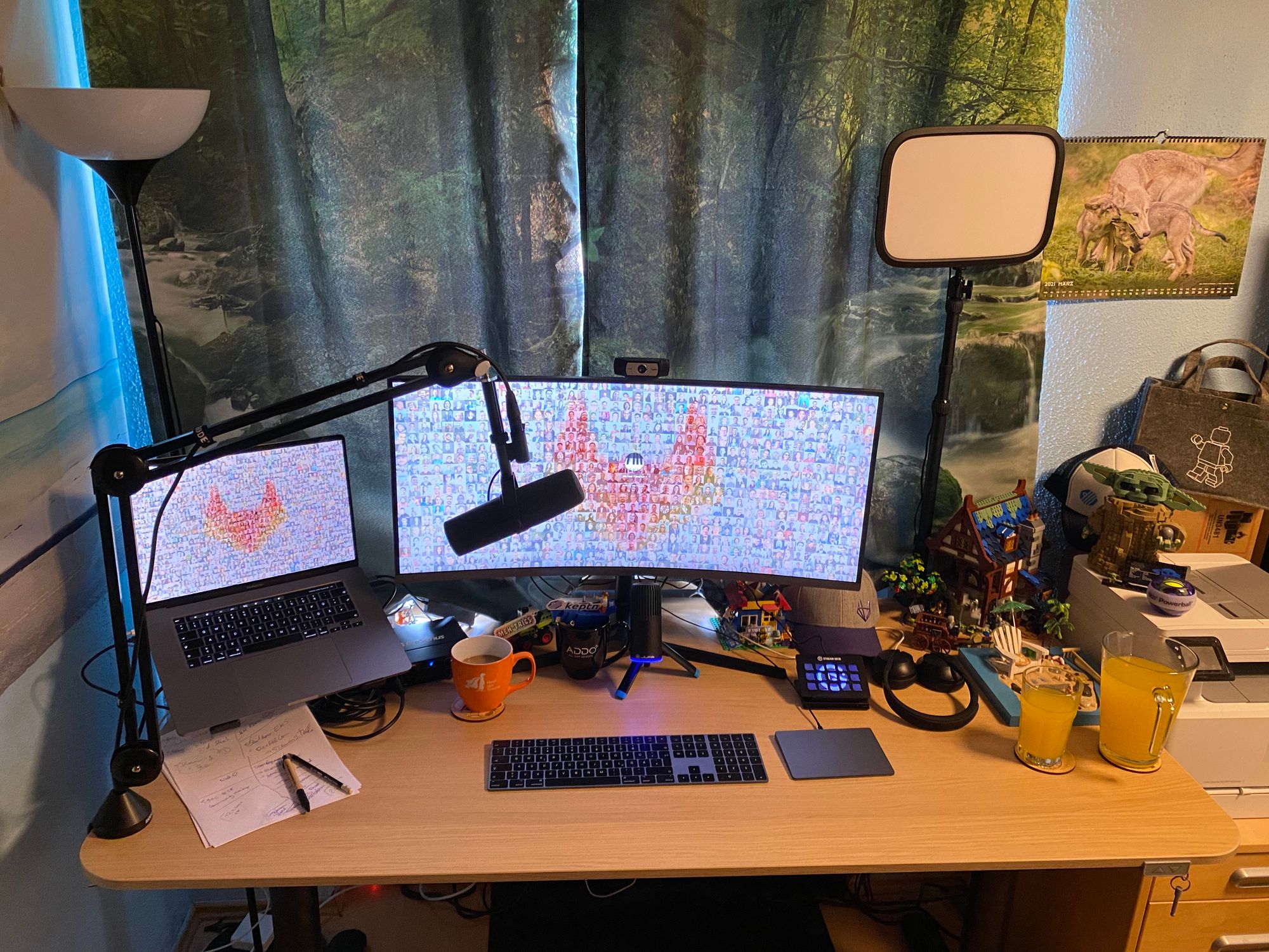 All-remote workspace iteration: New audio setup for streaming